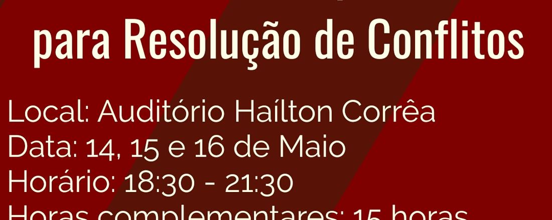 Métodos Adequados para resolução de conflitos