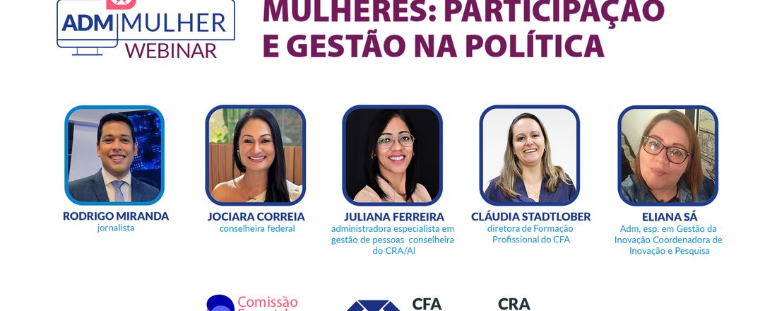 Webinar | Mulheres: Participação e gestão na política