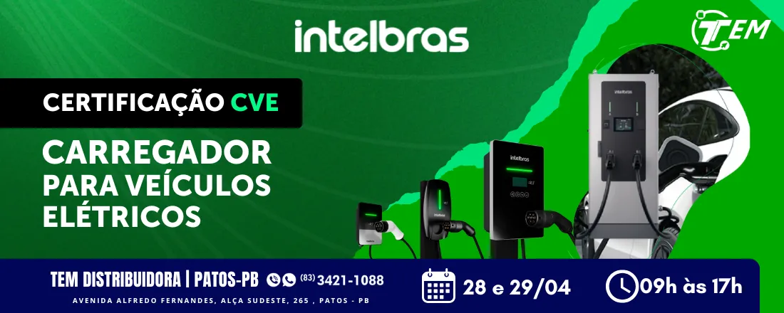 CERTIFICAÇÃO PROFISSIONAL: CARREGADOR ELÉTRICO INTELBRAS