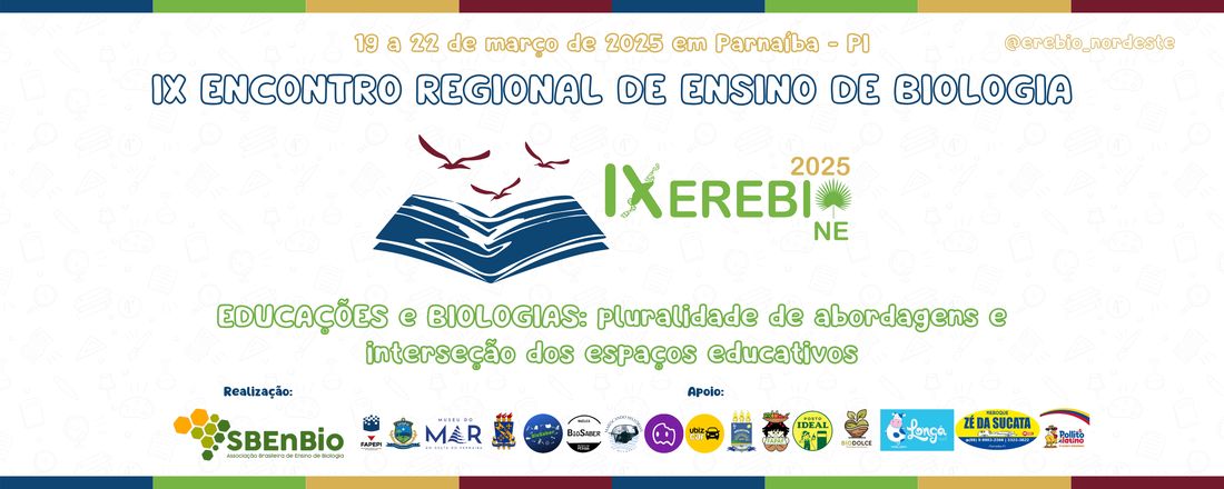 IX Encontro Regional de Ensino de Biologia - Nordeste