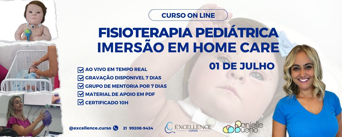 Fisioterapia Pediátrica: Imersão em Home Care- Curso On Line