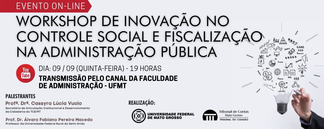 Workshop de Inovação no controle social e fiscalização na administração pública