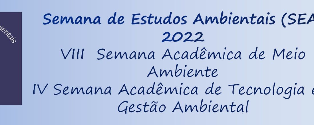 Semana de Estudos Ambiental - VIII Edição