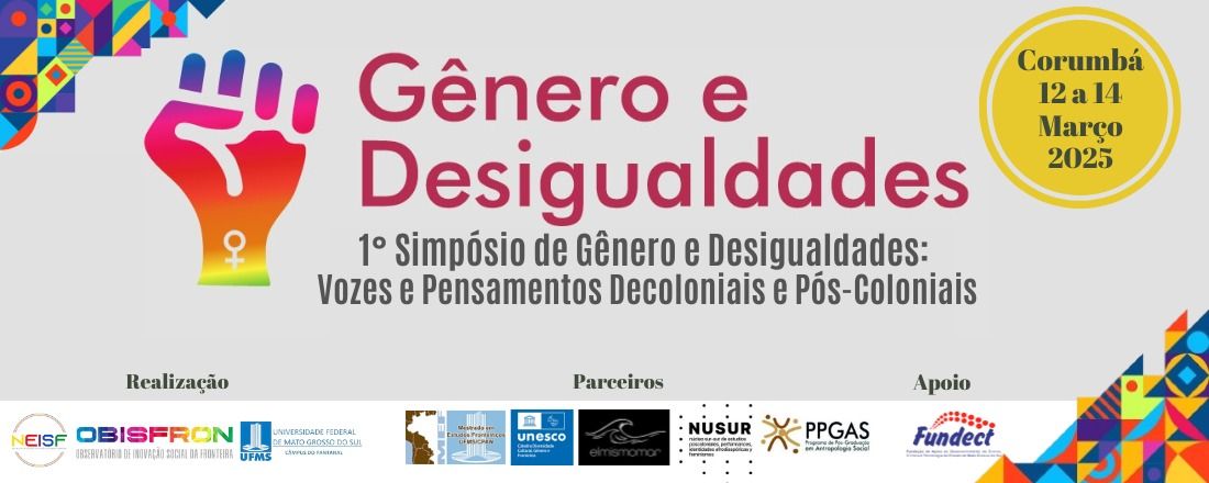 I Simpósio de Gênero e Desigualdades