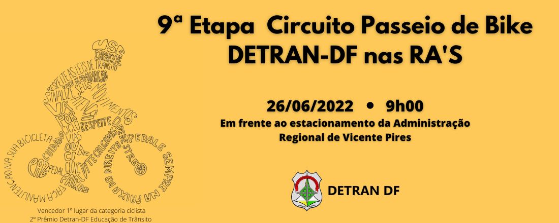 Circuito Passeio de Bike Detran-DF nas Ra's