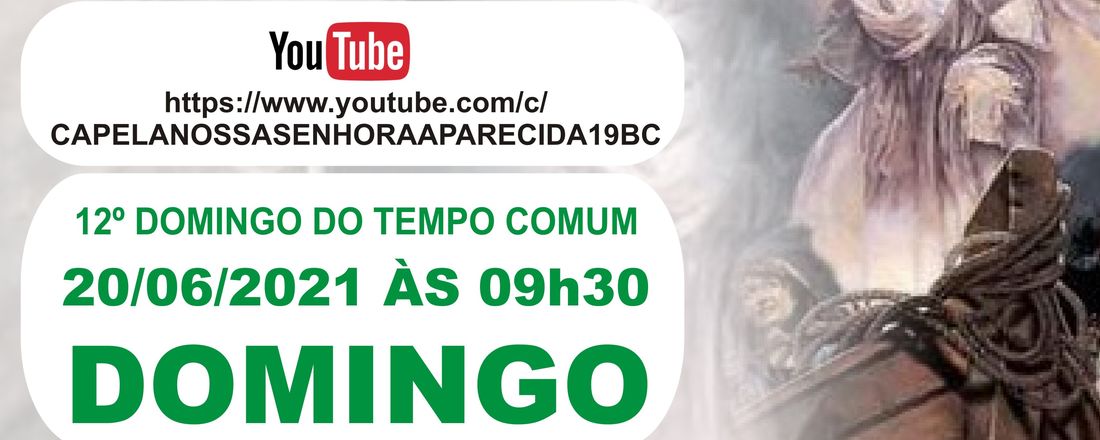 12º DOMINGO DO TEMPO COMUM