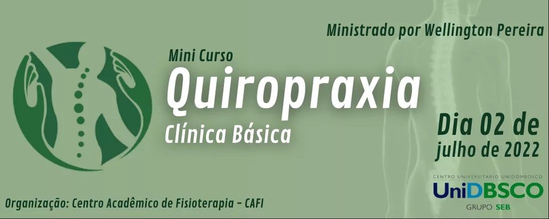 Curso de Quiropraxia Clinica Básica - 2º EDIÇÃO