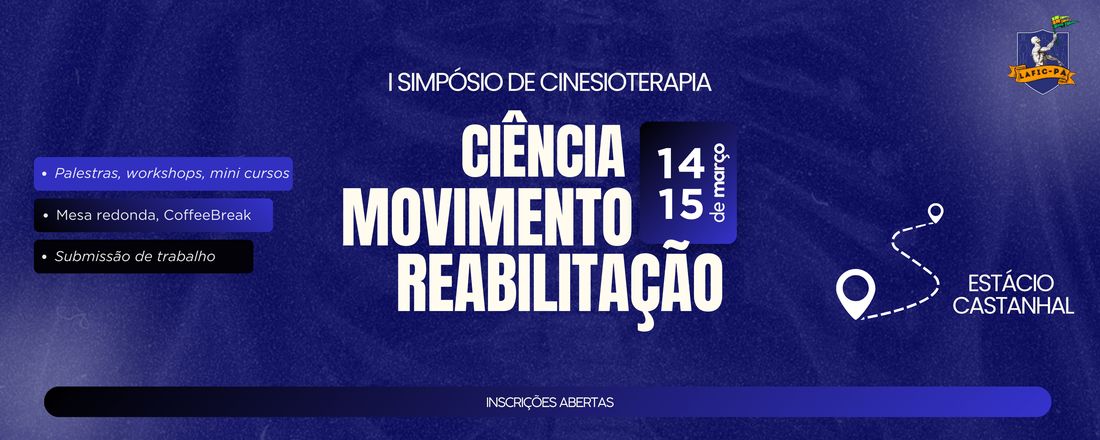 1° Simpósio de Cinesioterapia: Ciência, Movimento e Reabilitação