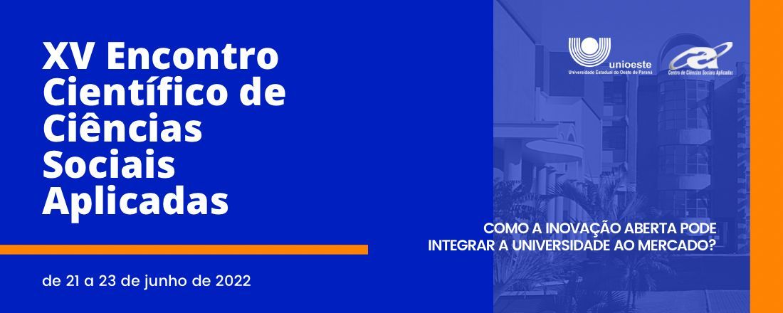 XV Encontro Científico de Ciências Sociais Aplicadas