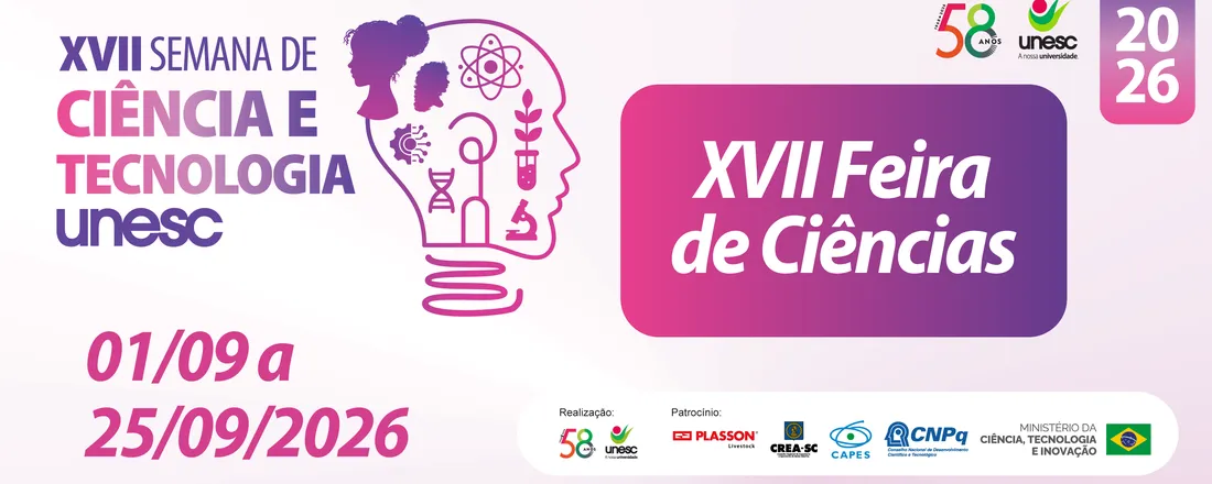 XII Feira de Ciências da UNESC