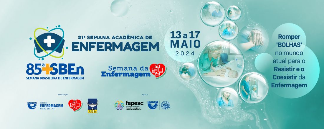 21ª Semana Acadêmica de Enfermagem Unidavi