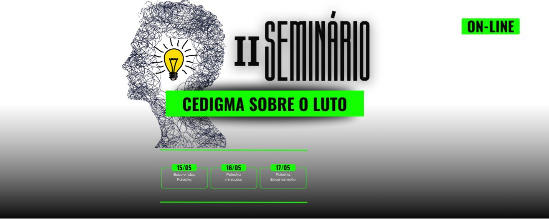 II Seminário Cedigma Sobre o luto