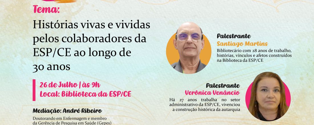 Eu sou o livro: Especial 30 anos da ESP/CE