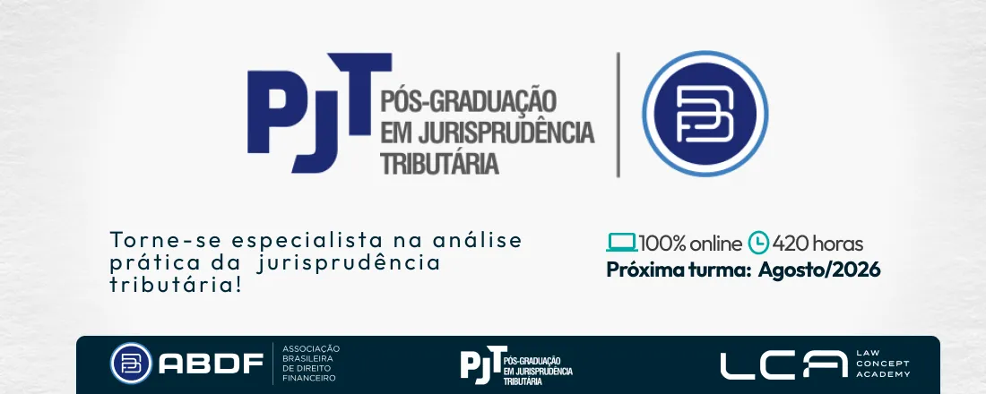 Pós-Graduação em Jurisprudência Tributária (PJT)