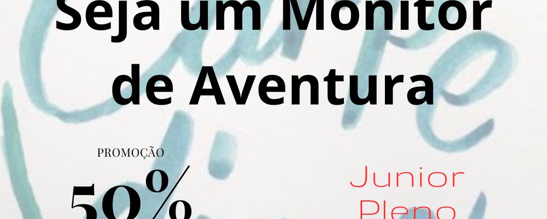 Formação de Monitores de Atividades de Aventura Básico