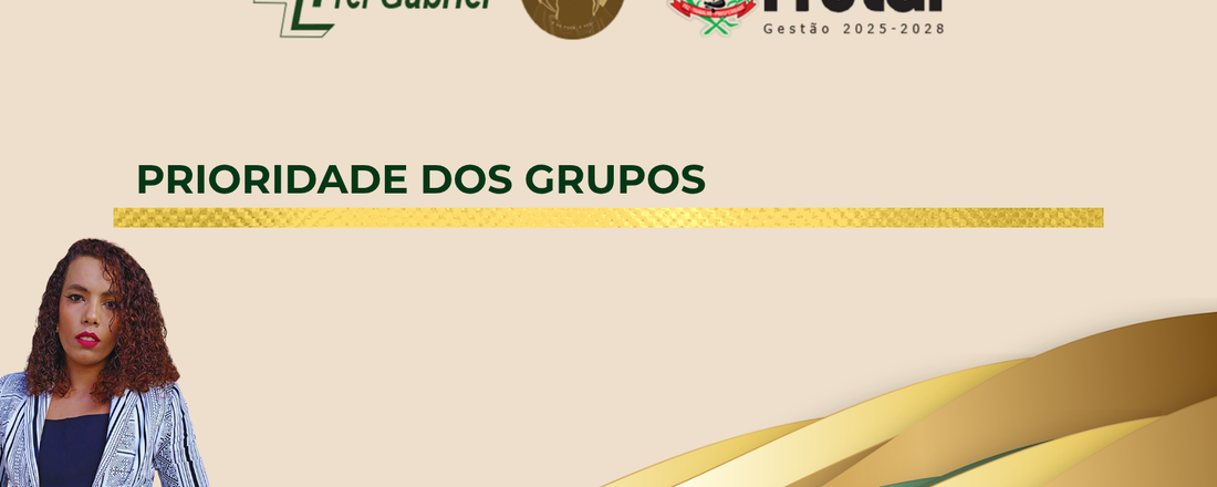 PRIORIDADE DOS GRUPOS