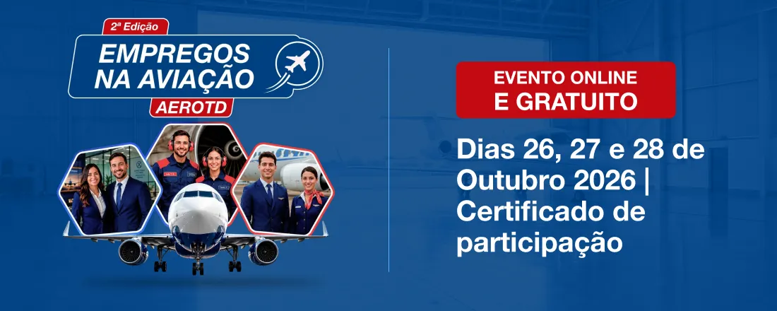 Empregos na Aviação - Edição 2026