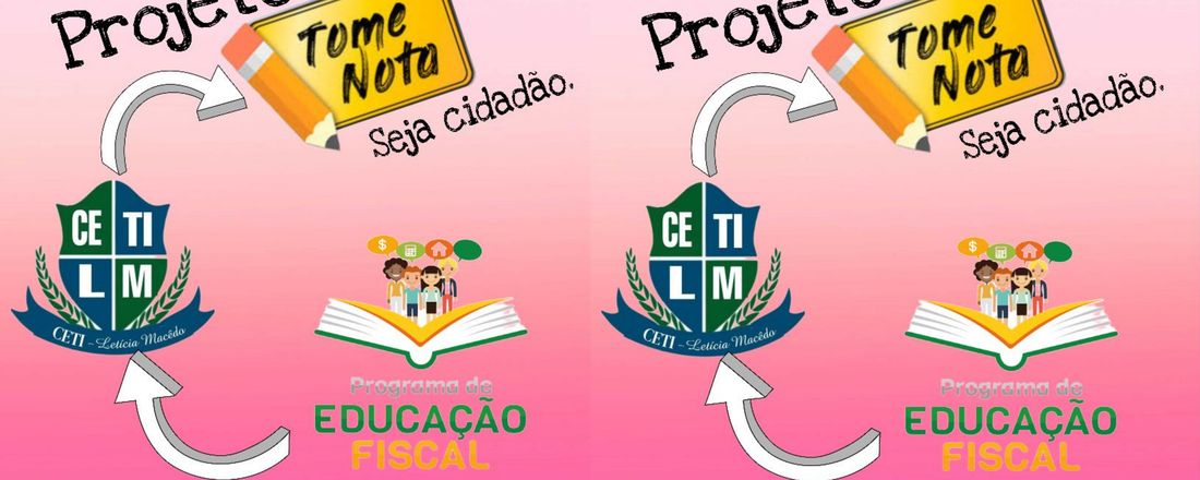 Projeto Tome nota: II concurso cidadania na escola