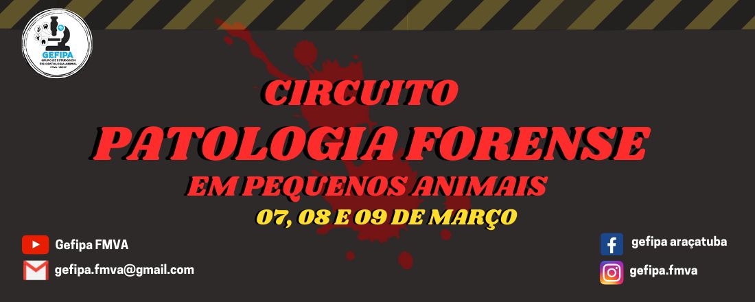 Circuito de Patologia Forense em Pequenos Animais