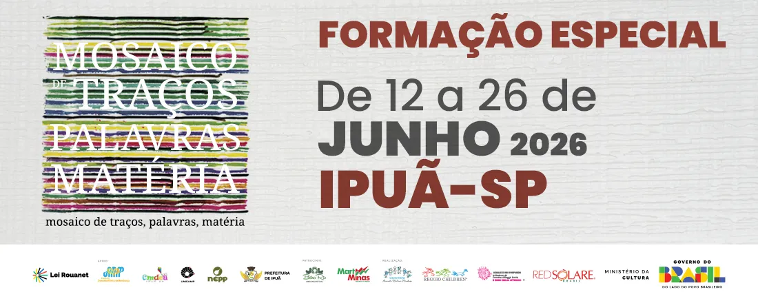 Mostra Mosaico de Traços, Palavras, Materia