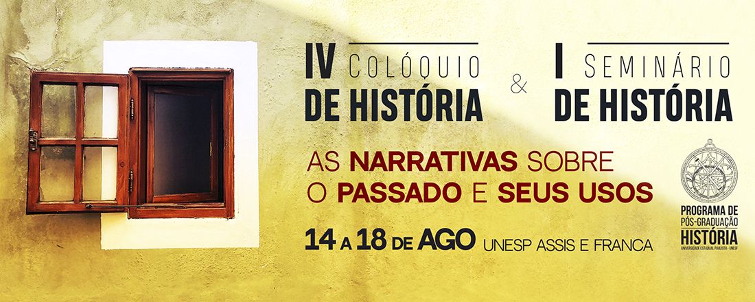 I Seminário de História / IV Colóquio de História do Programa de Pós-Graduação em História