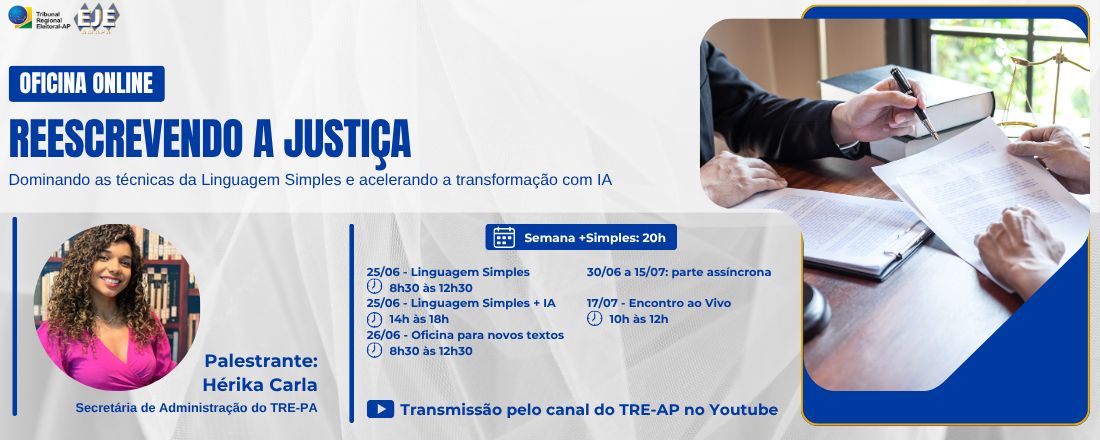 Oficina - Reescrevendo a Justiça