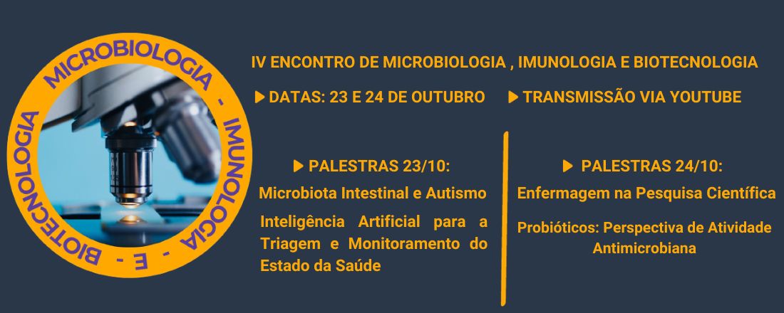 IV Encontro de Microbiologia, Imunologia e Biotecnologia