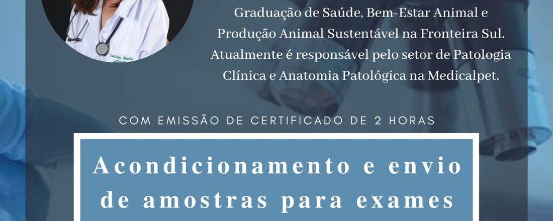 Acondicionamento e envio de amostras para exames anatomopatológicos