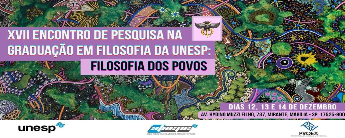 XVII Encontro de Pesquisa na Graduação em Filosofia da UNESP: Filosofia dos Povos