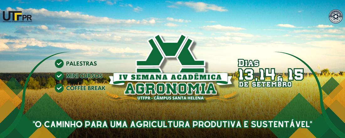 IV SEAGRO - Semana Acadêmica da Agronomia