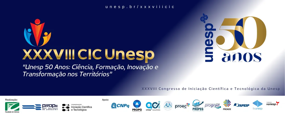 XXXVIII Congresso de Iniciação Científica da Unesp - FC/Bauru