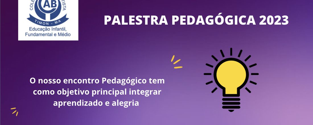 Palestra Pedagógica