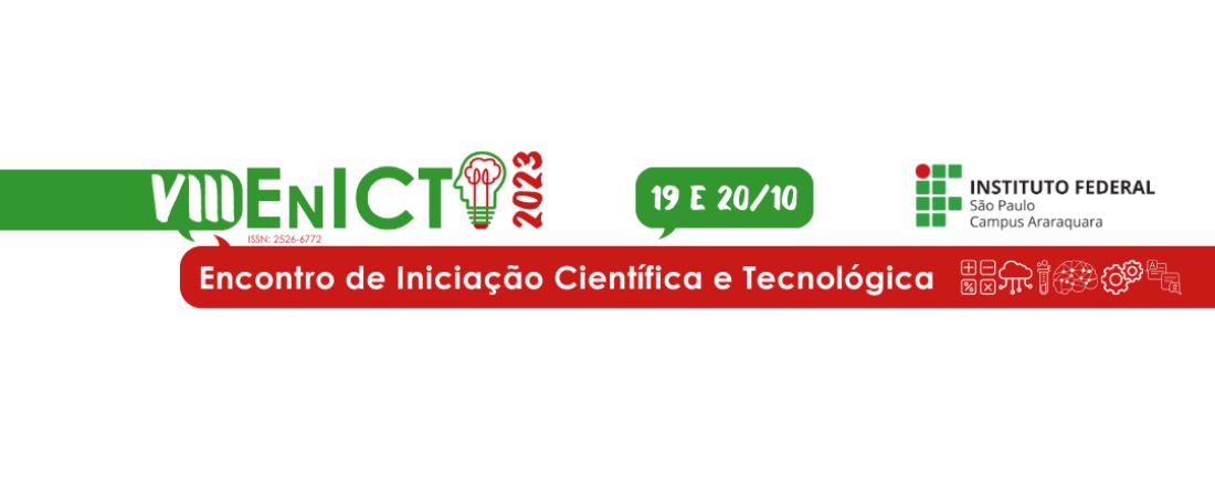 VIII Encontro de Iniciação Científica e Tecnológica - EnICT