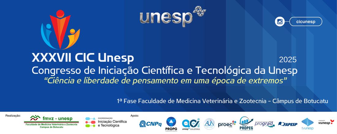 XXXVII Congresso de Iniciação Científica da Unesp - FMVZ/Botucatu