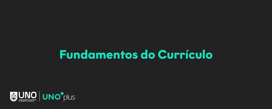 Fundamentos do Currículo - 20 horas