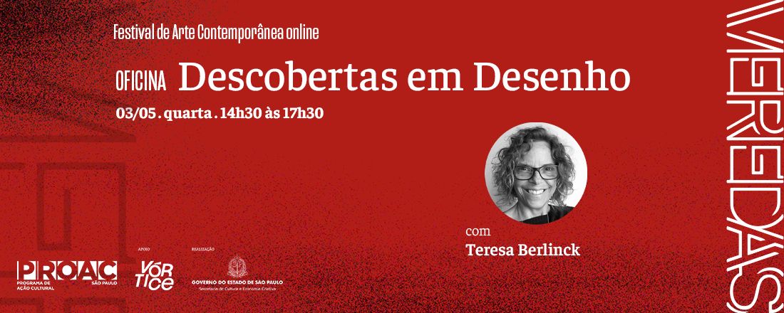 Oficina: Descobertas em Desenho, ministrada por Teresa Berlinck