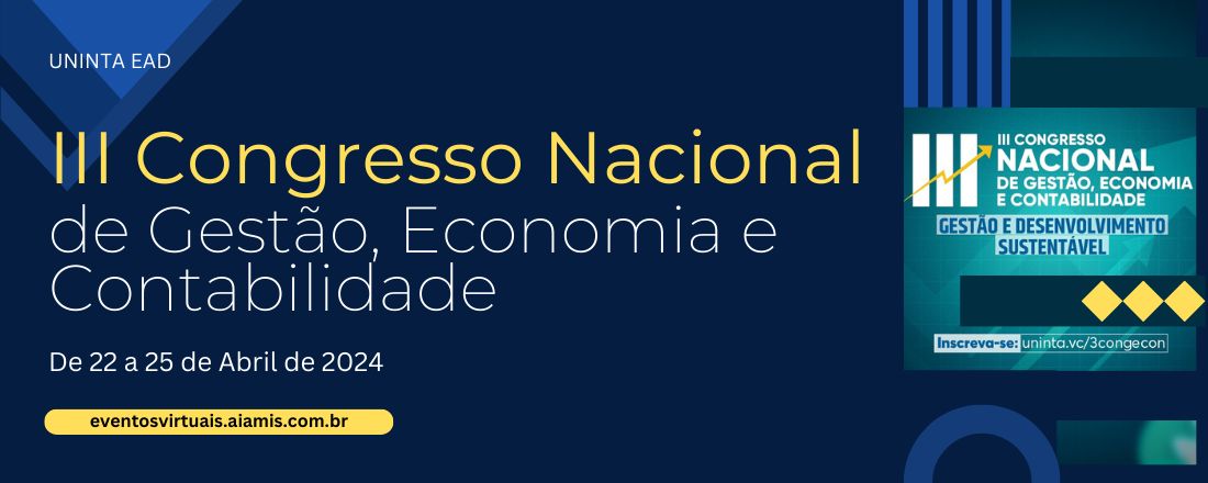 III Congresso Nacional de Gestão, Economia e Contabilidade