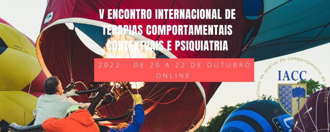 V Encontro Internacional de Terapias Comportamentais Contextuais e Psiquiatria