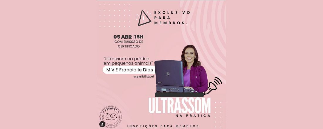 Minicurso: Ultrassom na prática em pequenos animais