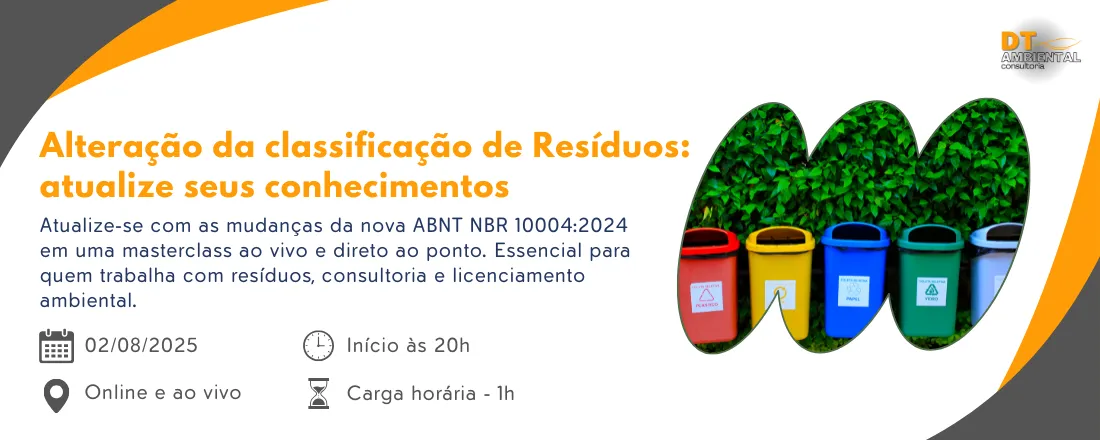 Alteração da Classificação de Resíduos: atualize seu conhecimento