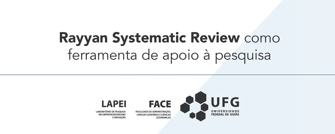 Rayyan Systematic Review como ferramenta de apoio à pesquisa