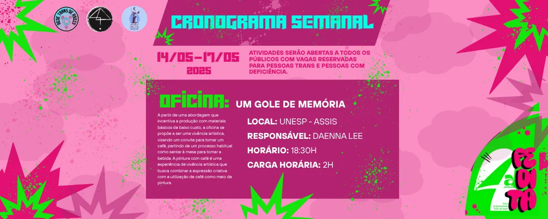 Oficina: Um gole de memória