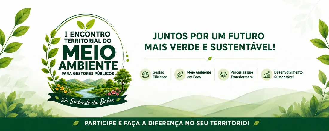 I Encontro Territorial de Meio Ambiente para Gestores Públicos do Sudoeste da Bahia