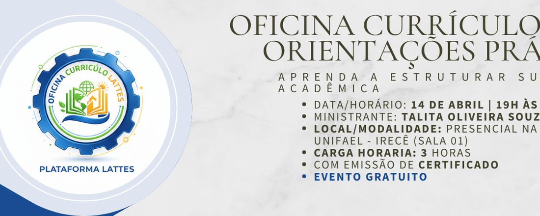 Oficiona Currículo Lattes: Orientações e Práticas