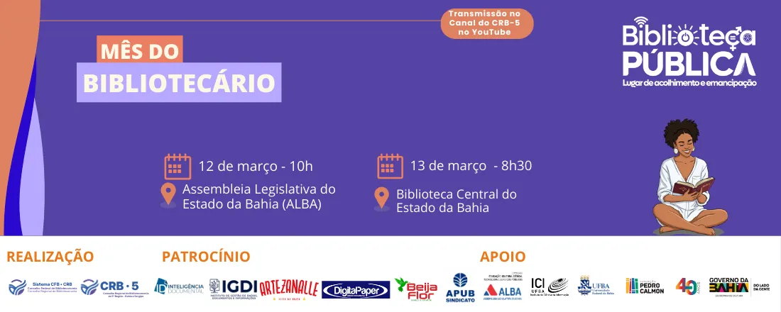 Dia do(a) Bibliotecário(a) em Bahia - 2026