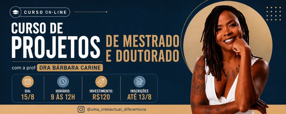 Curso de Elaboração de Projetos de Mestrado e Doutorado - TURMA DE AGOSTO