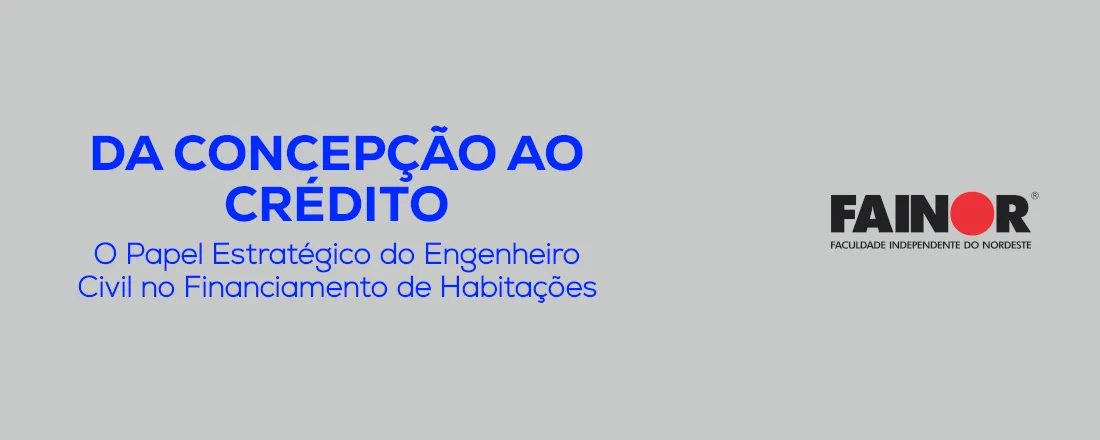 DA CONCEPÇÃO AO CRÉDITO