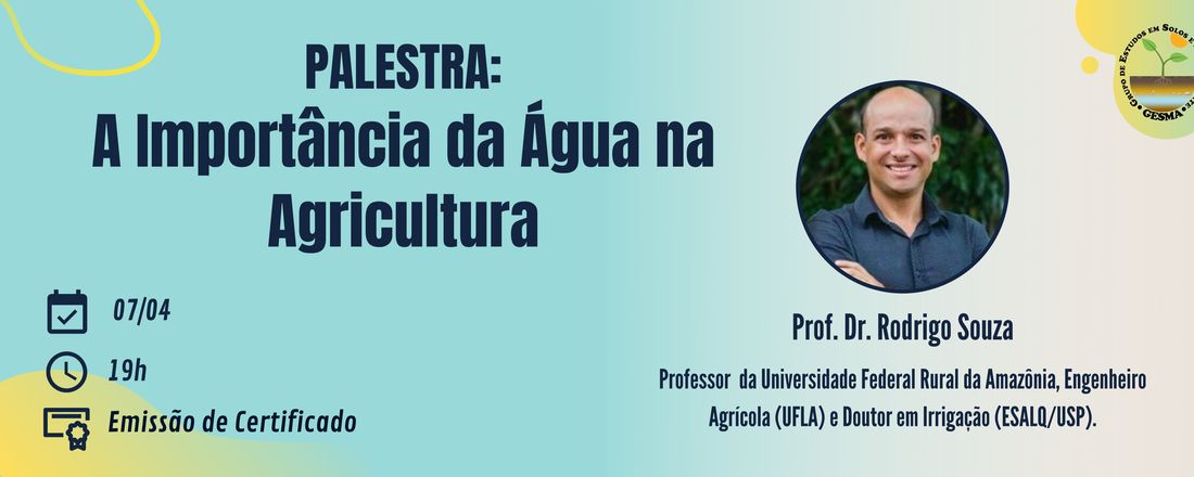 Palestra: A importância da água