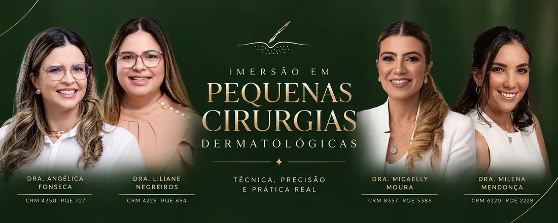 IMERSÃO EM PEQUENAS CIRURGIAS DERMATOLÓGICAS