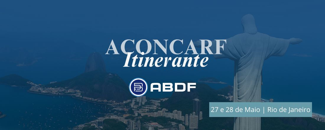 ACONCARF ITINERANTE RIO DE JANEIRO